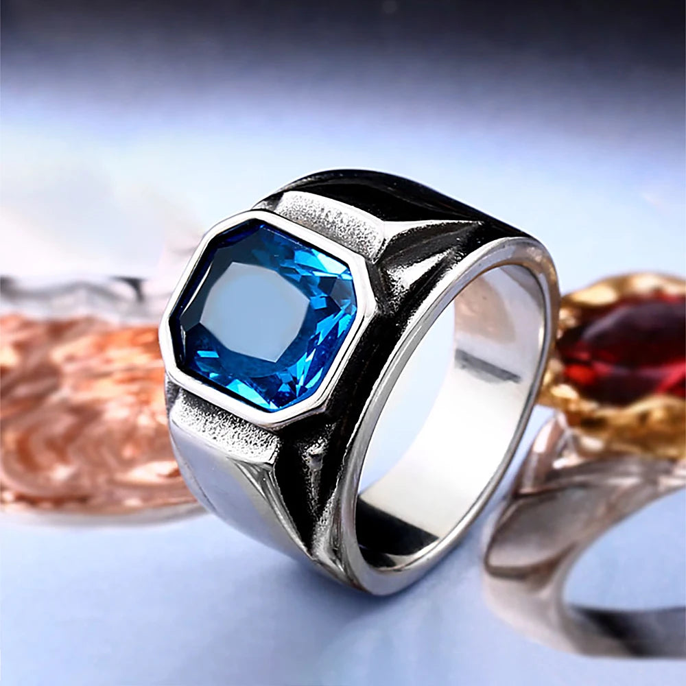 Celtic knot stone ring – view 8