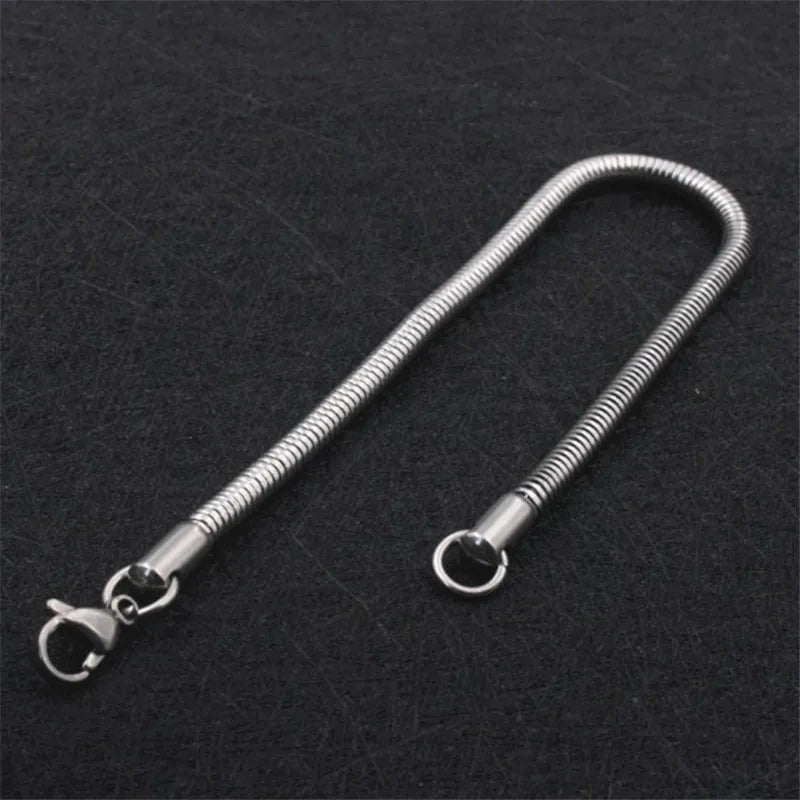 Snake chain bracelet, 2mm to 4mm – view 4
