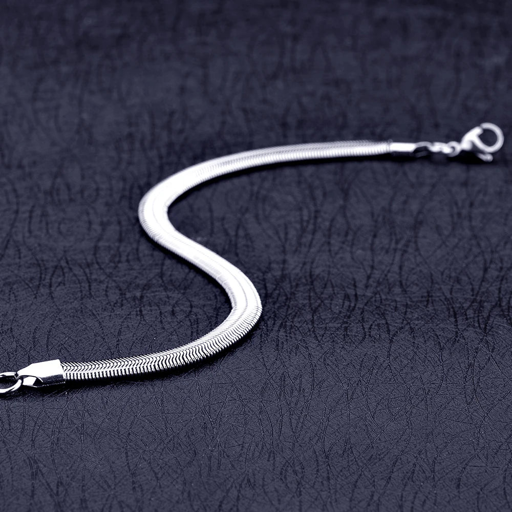 Snake chain bracelet, 6mm – view 5