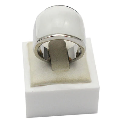 Shell inlay band ring – view 6