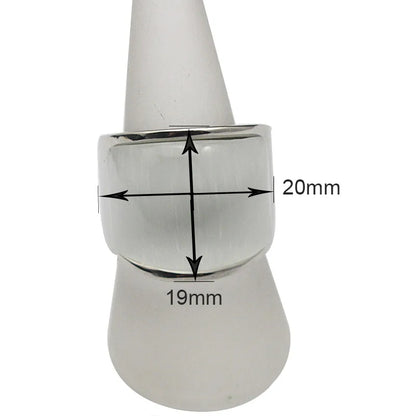 Shell inlay band ring – view 4