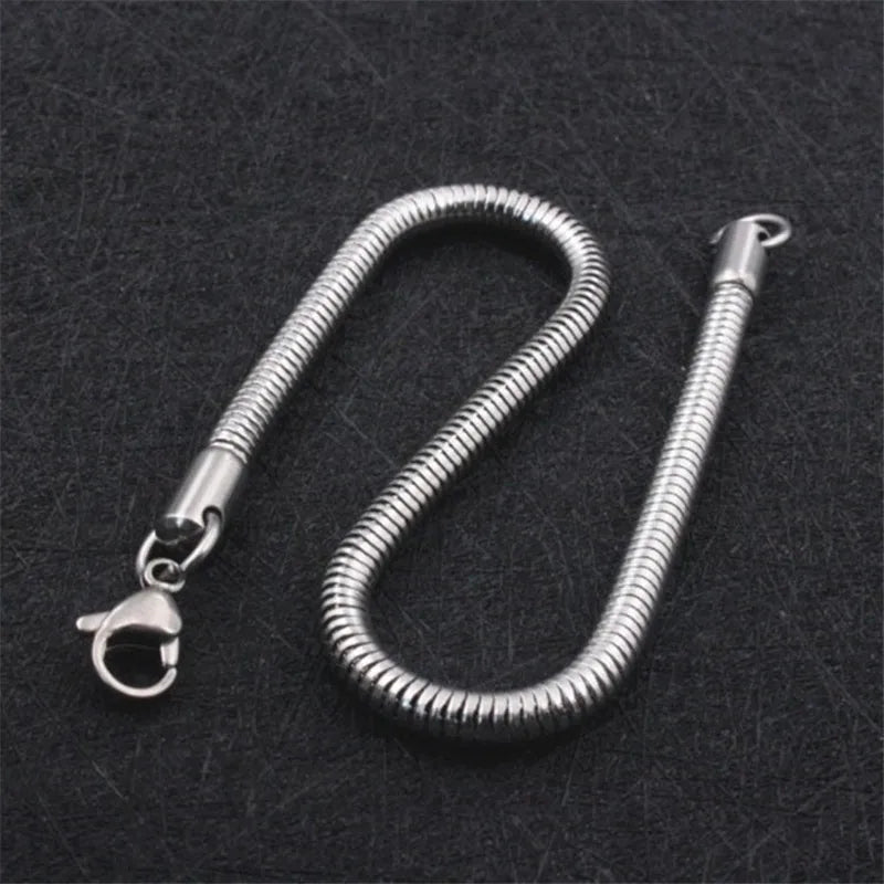 Snake chain bracelet, 2mm to 4mm – view 6