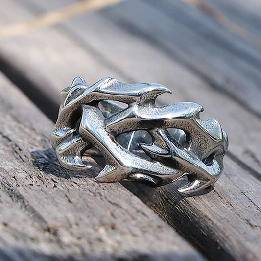 Crown of thorns ring – view 2