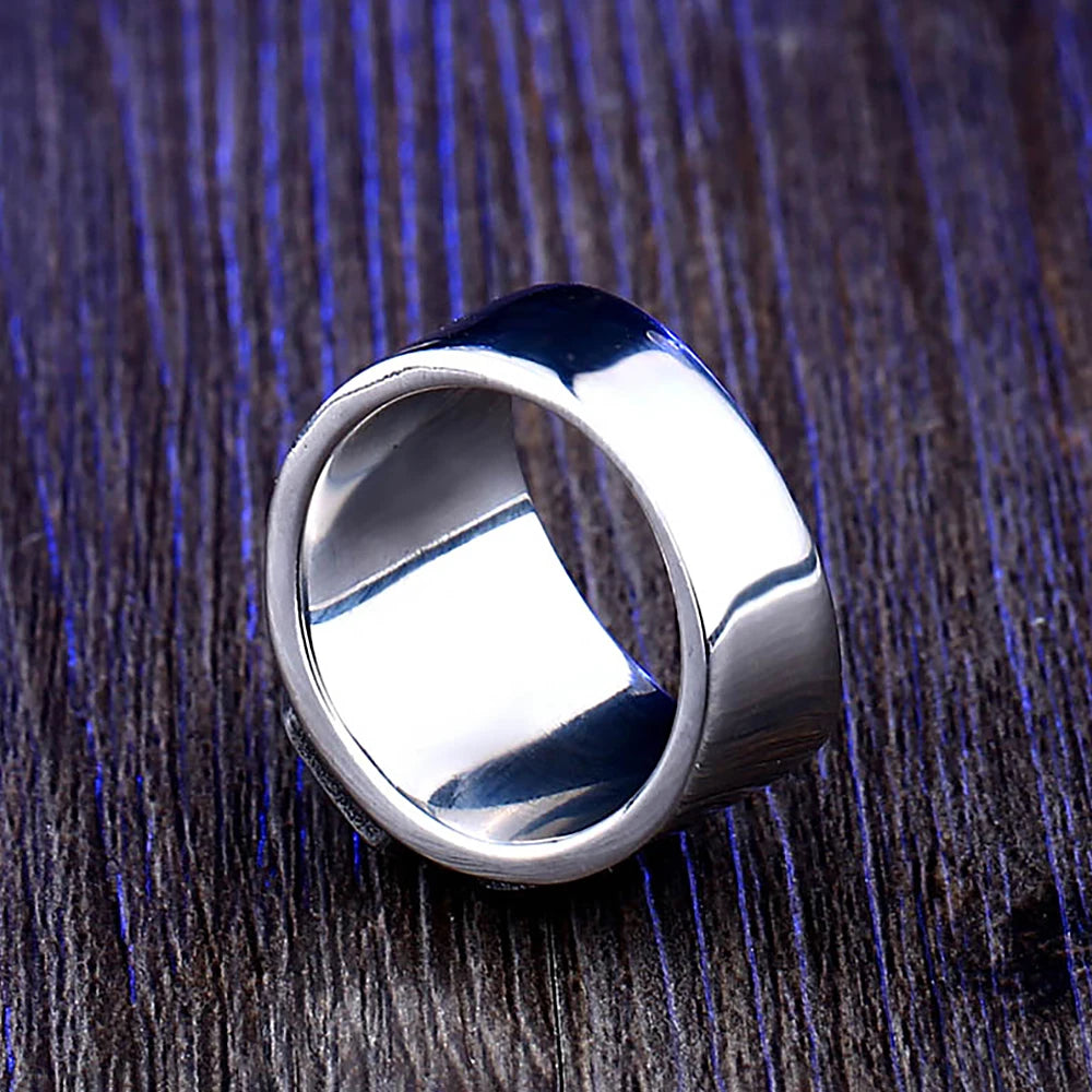 Celtic knot stone ring – view 4