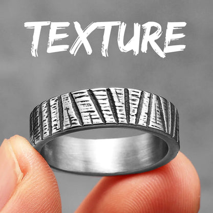 Textured band ring – view 7