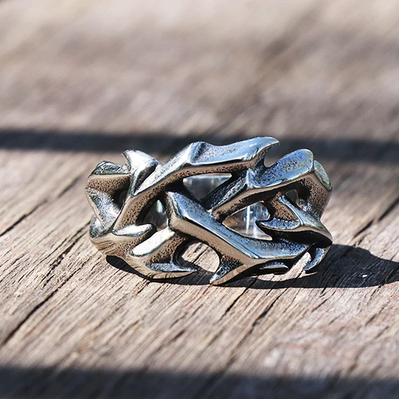 Crown of thorns ring – view 4