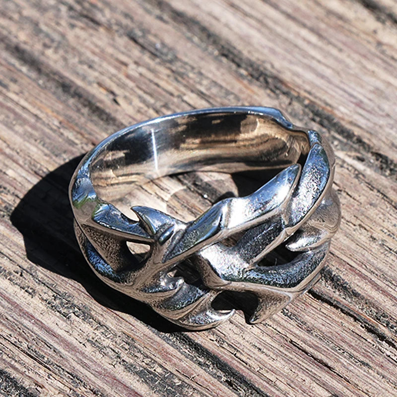 Crown of thorns ring – view 3