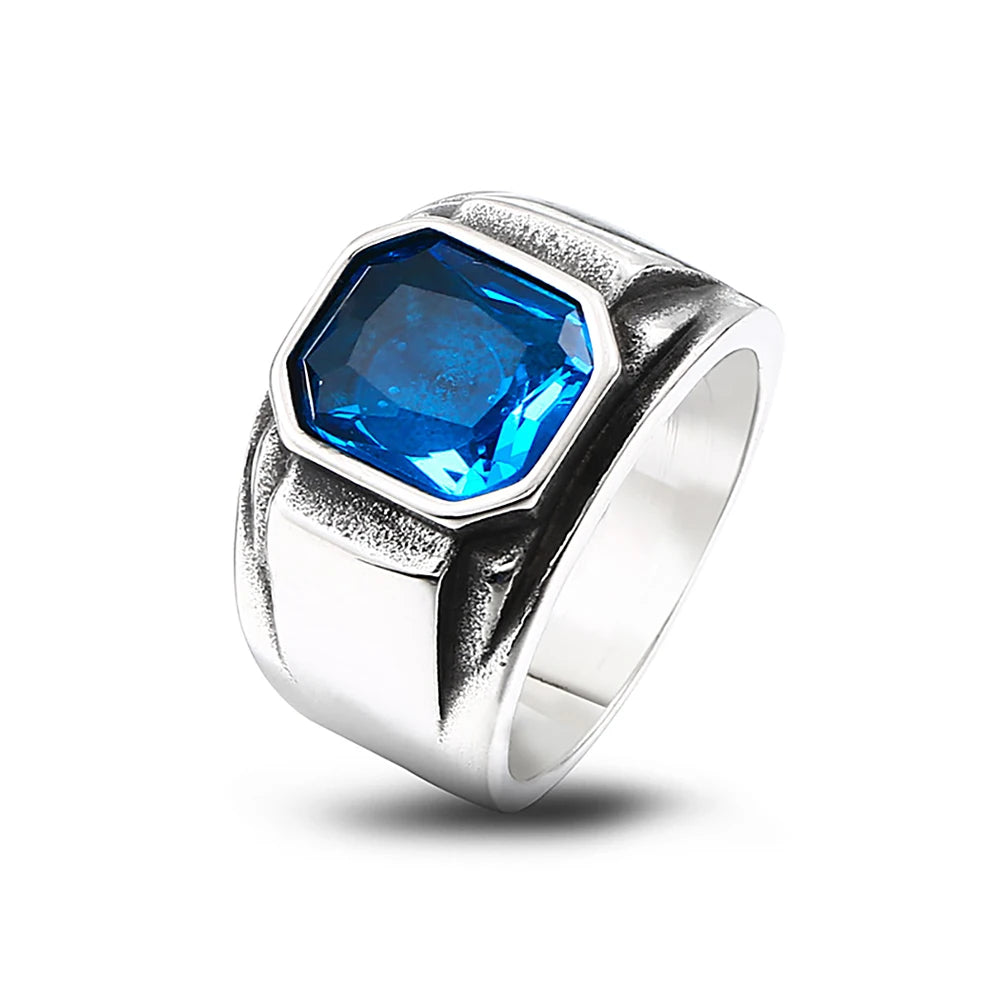 Celtic knot stone ring – view 5